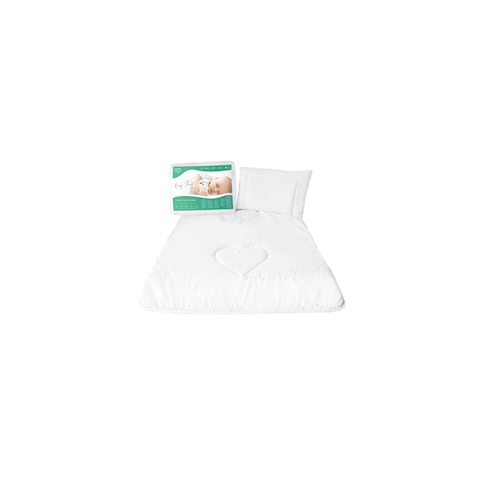 Baby Comfort Crib Or Pram Duvet And Pillow Set 80X70 Cm For Baby Newborn