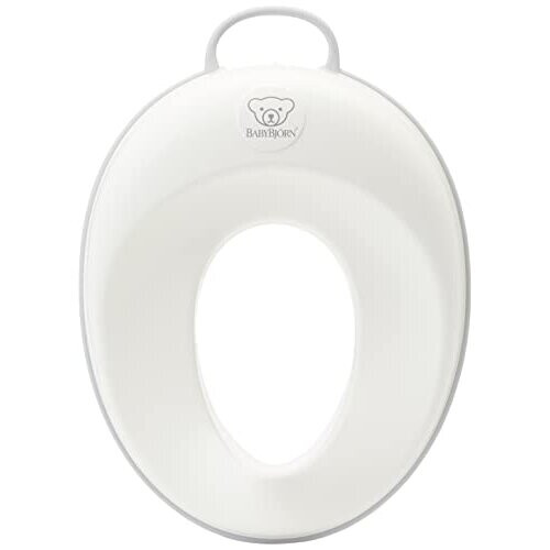 BABYBJÖRN BabyBjörn Toilet Training Seat, White/Grey