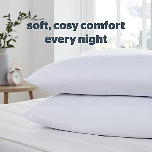 Silentnight Silentnight Essentials Collection Pillow, White, Pack of 2 1