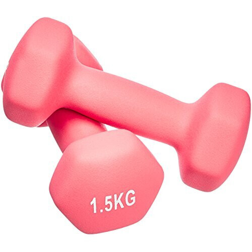 Amazon Amazon Basics Neoprene Dumbbell Pair, 2 x 1.5Kg 2