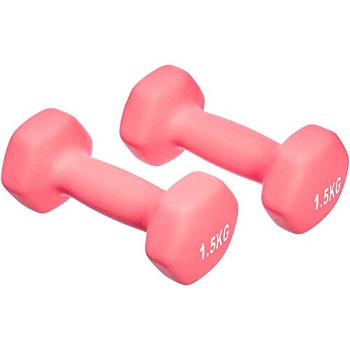 Amazon Amazon Basics Neoprene Dumbbell Pair, 2 x 1.5Kg