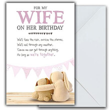 Wife Birthday Card, Nice Words Birthday Card Wife, Happy Birthday Card For My Wife, Wife Birthday Card For Her, Greetings Card, Wife Birthday Cards,