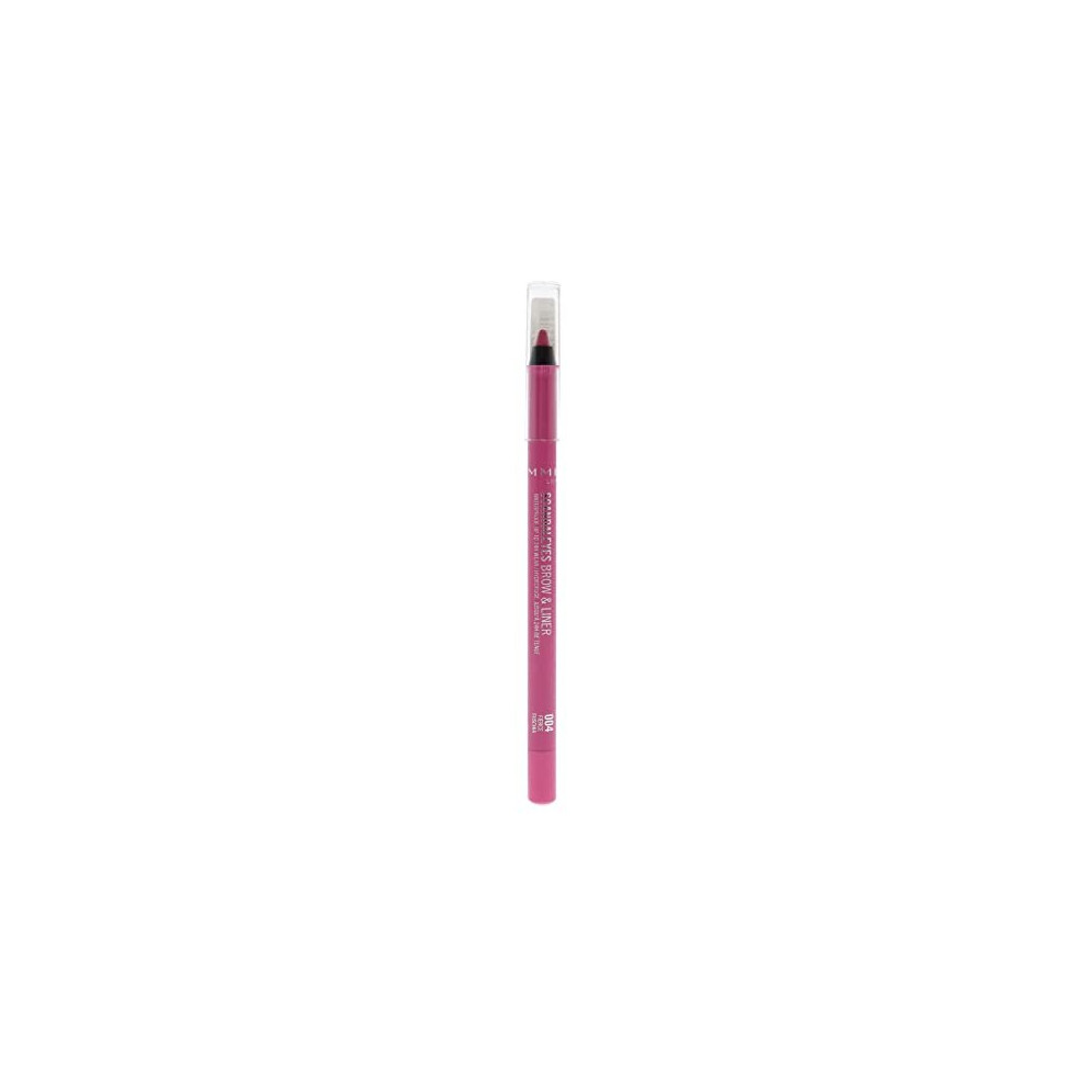 Rimmel Scandaleyes Waterproof Coloured Brow & Liner Kohl Kajal Fierce Fuschia