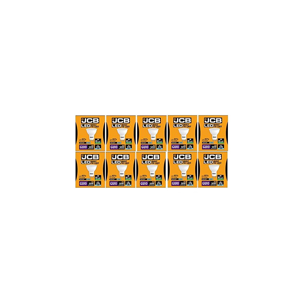Jcb Led 10 X Jcb 5W = 50W Led Gu10 100Deg 6500K Daylight 370Lm [Energy Class A+]