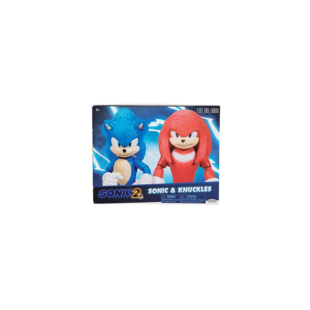 Sonic The Hedgehog 2, Action Sonic and Action Knuckles Figure Set