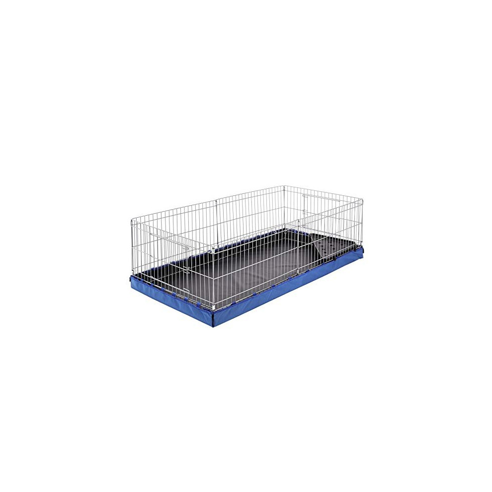 Amazon Basics Canvas Bottom Pet Cage, Blue
