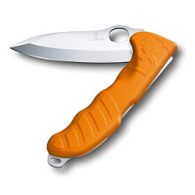 Victorinox Hunter Pro Swiss Army Pocket Knife, Large, Multi Tool, 2 Functions, Large Locking Blade, One Hand, Orange