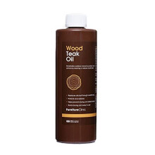 Furniture Clinic Teak Oil (500 ml) - Wood Oil Protects Garden Furniture - Restores Wood and Prevents Drying and Deterioration - Quick Drying - Natural