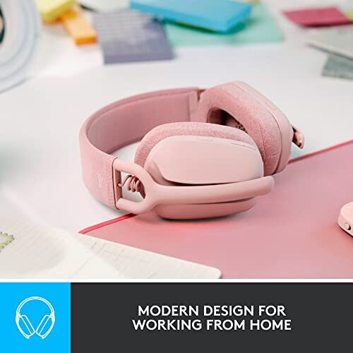 Logitech Koptelefoon - Draadloos - Logitech - Zone Vibe 100 - Bluetooth - Storingvrij - Roze 1