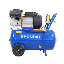 Hyundai 50 Litre Portable Air Compressor, 2.2kW, 116psi/14CFM, 3HP Air Compressor, Direct Drive V-Twin with 5 Piece Tool kit & 2 Year Warranty