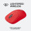 Logitech Mouse gamer - Sem fio - Logitech G - G Pro X Superlight - Vermelho 4
