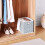 Amazon Amazon Basics Collapsible Fabric Storage Cubes with Oval Grommets - 6-Pack, Chevron - Grey 5