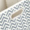 Amazon Amazon Basics Collapsible Fabric Storage Cubes with Oval Grommets - 6-Pack, Chevron - Grey 3