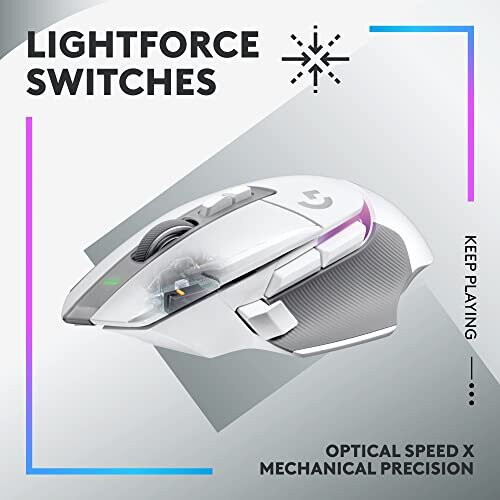 Logitech Gaming-Maus - Kabellos - Logitech G - G502 X Plus - Weiß 1