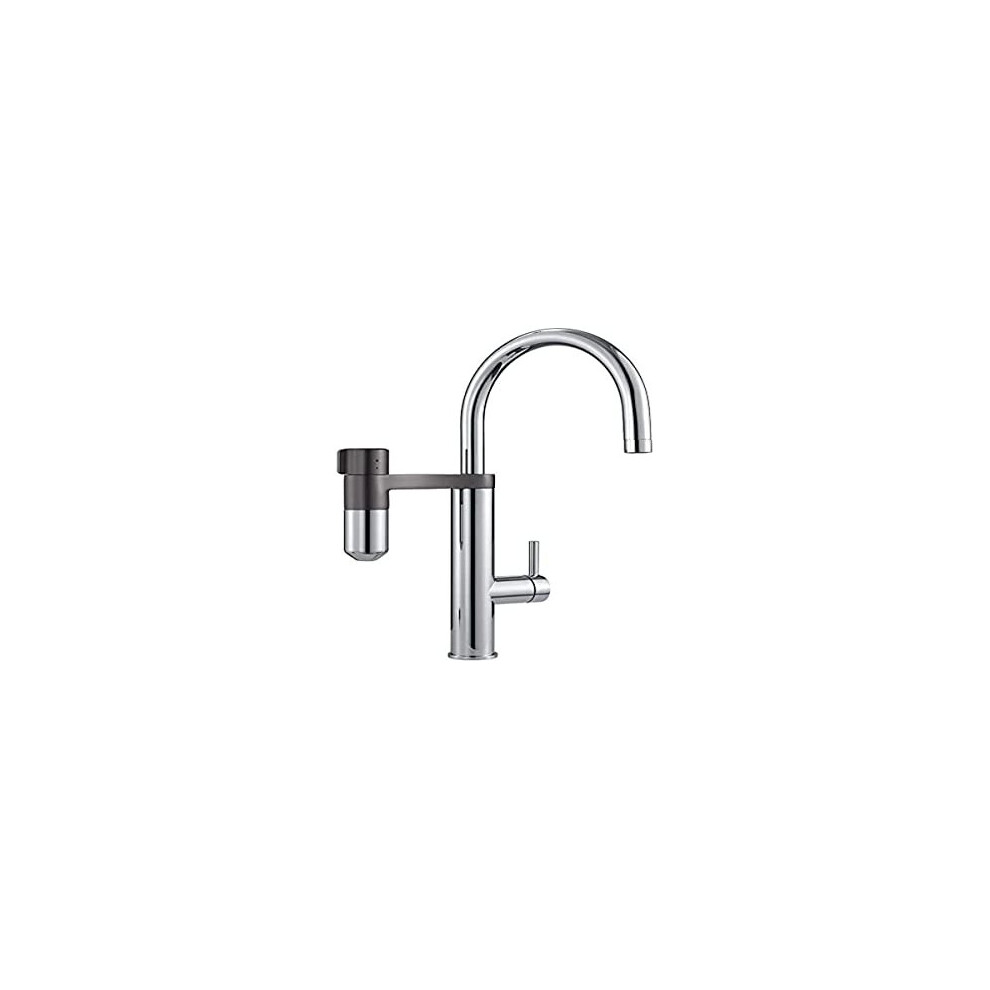 Franke Kitchen Sink tap with Fixed spout Vital J-Chrome/Gun Metal 120.0551.218, Grey