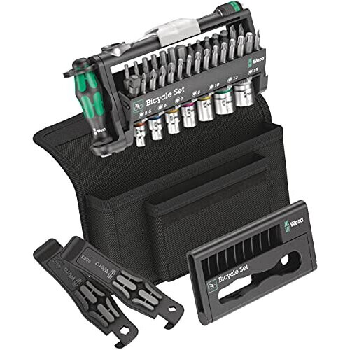 Wera Bicycle Set 3 Metric 1/4in Drive Ratchet & Socket Set, 39 Piece