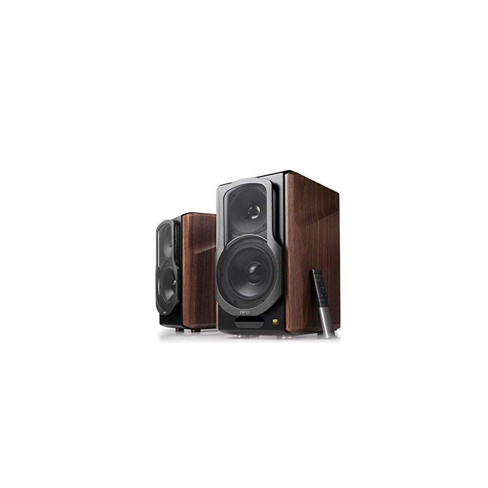 Edifier S2000MKIII 2.0 Active Bluetooth Shelf Speaker with Near Field Active Triple Amplifier 130 Watt Studio Monitor Speaker for Audiophile with