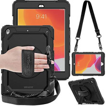 TECHGEAR UTILITY Case fits Apple iPad 10.2&quot 2021 2020 / 2019 [9th / 8th / 7th Generation] Tough Rugged HEAVY DUTY Armour Shockproof Case 360