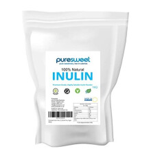 Puresweet High Grade Inulin Prebiotic Fibre Powder 1kg - Chicory Root, Non GMO, Highly Soluble, Made in The EU, Fructo Oligosaccharide (FOS), Gluten