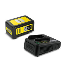 Bateria KARCHER Power 18V/5Ah com carregador de rede - tela LCD e alças antiderrapantes