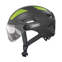ABUS Hyban 2.0 ACE City Helmet - Durable Bicycle Helmet for Daily Use with ABS Hard Shell - for Women and Men - Grey, Size L