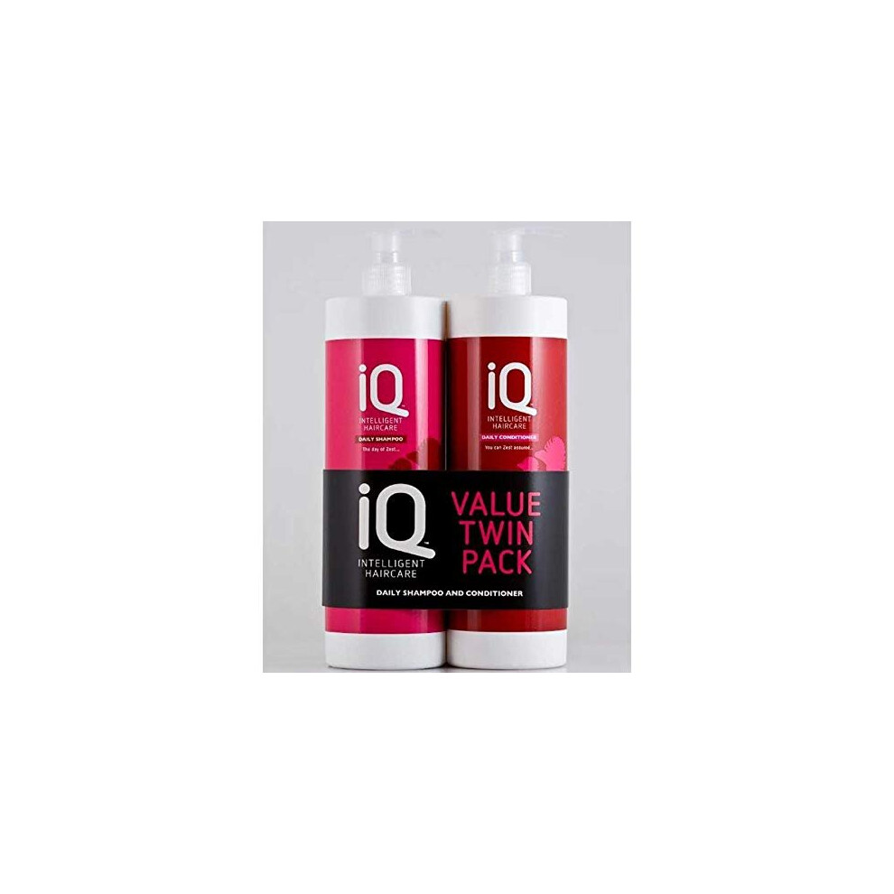 IQ Intelligent Haircare Daily Shampoo & Conditioner, Red, 1 l