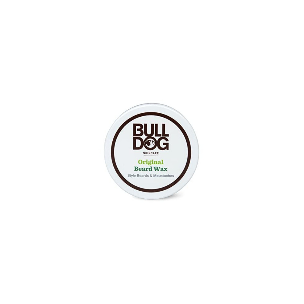 BULLDOG Skincare - Original Beard Wax for Men, Style Beards & Moustaches, 50g