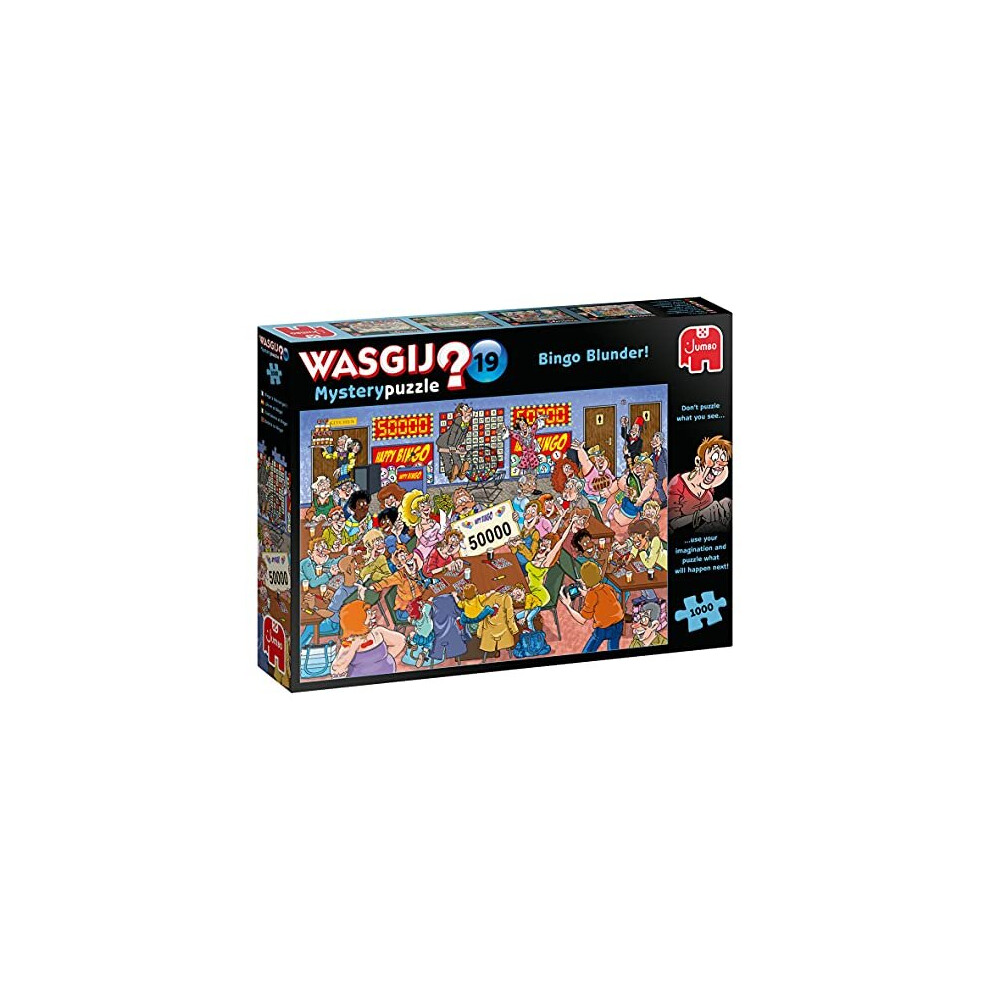 Wasgij Jumbo, Mystery 19 - Bingo Blunder!, Jigsaw Puzzles For Adults, 1,000 Piece