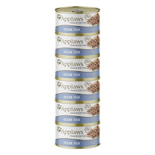 Applaws 100% Natural Wet Cat Food, Ocean Fish, 70g Tins Pack of 6
