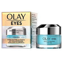OLAY Eyes Deep Hydrating Eye Gel | 15 ml | Eye Care for a Tired and Dry Looking Eye Area | Nourishes and Refreshes the Eyes | with Hyaluronic Acid,