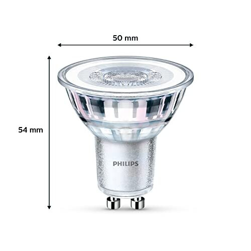 Philips Philips LED Classic WarmGlow Lamp 2 Pack [GU10] 50W, Non Dimmable 2