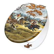 Full Cry - Norman Thelwell - Toilet Seat.