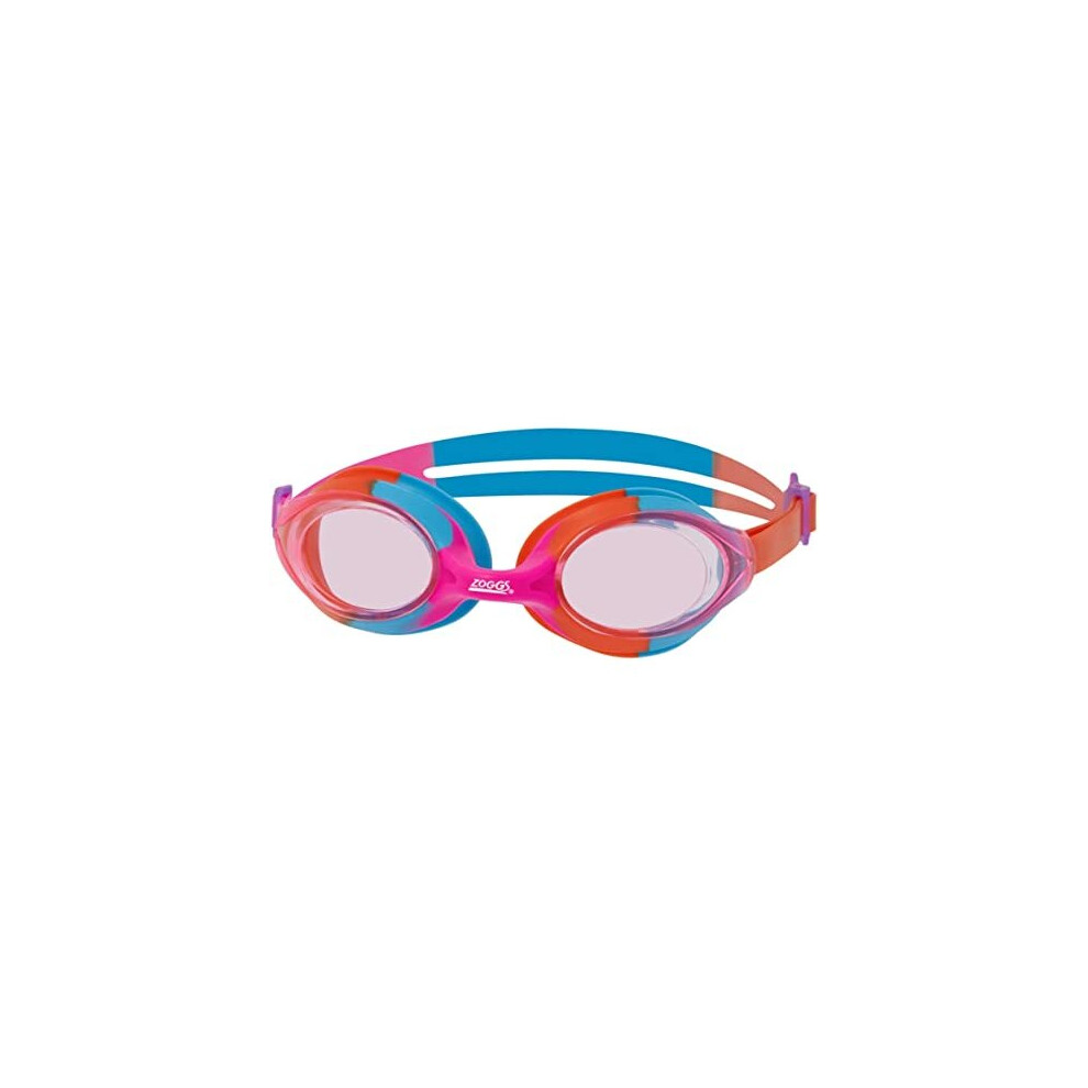 Zoggs Unisex-Youth Bondi Junior Goggles, /Tint, One Size Pink/Orange/Blue
