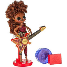 L.O.L. Surprise! OMG Remix Rock FEROCIOUS Fashion Doll with 15 Surprises Including Bass Guitar, Outfit, Shoes, Hair Brush, Doll Stand, Lyric Magazine