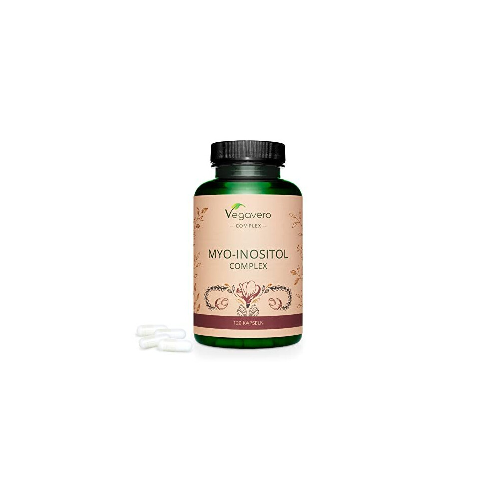Vegavero Myo-Inositol D-Chiro-Inositol Complex | With Resveratrol, Coenzyme Q10, Zinc, Vitamin B6 & Folic Acid (Quatrefolic) | Pcos Supplement |
