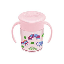360 Tumbler Without Spout Pink With Handles 200ml