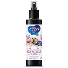 CAREKIND Baby Powder Dog perfume - 200ml dog spray with spray pump, Vegan dog cologne is a dog deodoriser spray. dog perfume spray dog deodorant use