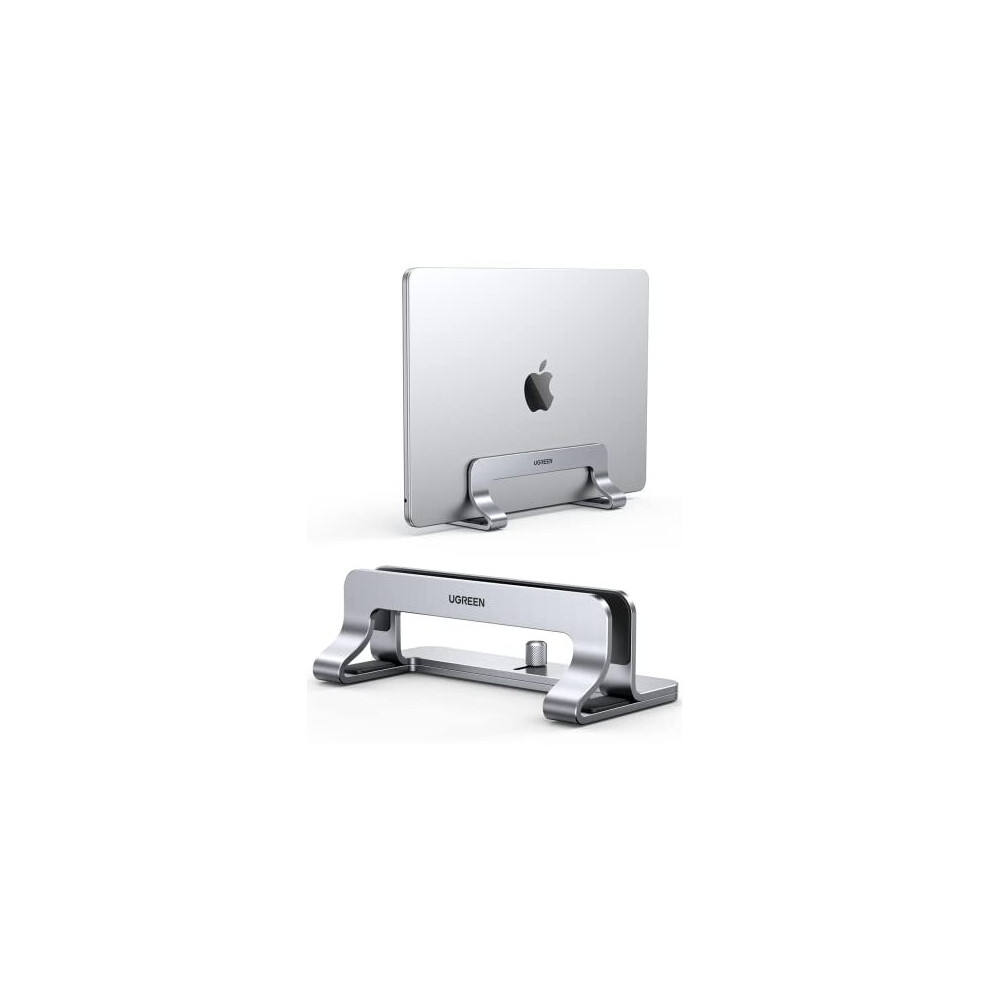 Ugreen Vertical Laptop Stand For Desk Adjustable Laptop Stand, Holder Dock Aluminum Desktop Stand, Compatible For Macbook Air Pro, Microsoft 6957303824717