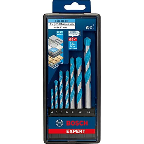 Bosch Set 7 Forstnerbohrer Multi-Material CYL-9 Expert BOSCH 4/5/6/6/8/10/12 mm - 2608900647 1