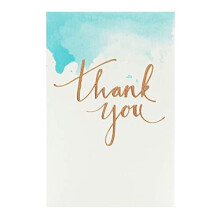 UK Greetings Thank You Card - Thank You Teacher Card - Thank You Friend Card - Calligraphy Thank You Card