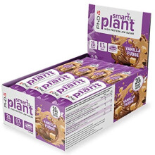 Phd Plant High Protein bar, vegan snack, Vanilla Fudge, 64g x 12