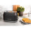 Rangemaster Rangemaster RMCL2S201BK Classic Black 1kW 2 Slice Toaster with Defrost, Cancel & Reheat Functions, Removable Crumb Tray & 6 Power Levels with 2 Year 5