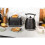 Rangemaster Rangemaster RMCL2S201BK Classic Black 1kW 2 Slice Toaster with Defrost, Cancel & Reheat Functions, Removable Crumb Tray & 6 Power Levels with 2 Year 7