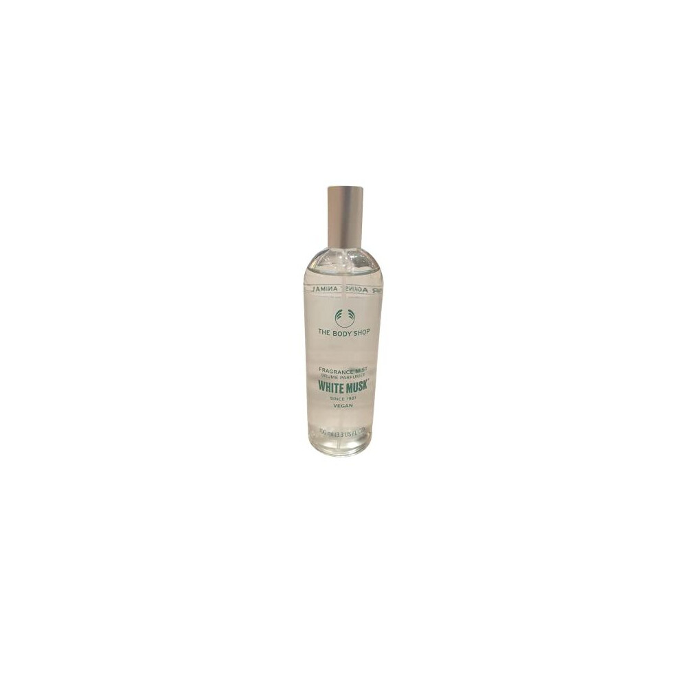 The Body Shop New Outer Design White Musk Fragrance Mist Fresh Floral Scent Cruelty-Free Musk Vegan