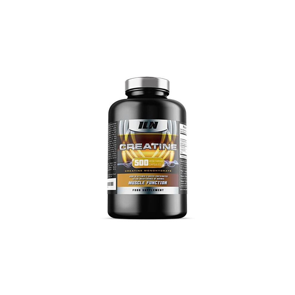 Creatine Capsules - 4,200mg per Serving x 83 Servings - Creatine Monohydrate with ALA - Suitable for Men and Women (500 Capsules)