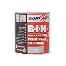 Zinsser B.I.N Primer, Sealer & Stain Killer Paint Grey 2.5 litre, ZINBING25L