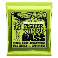 Ernie Ball Medium Scale Regular Slinky Nickel Wound Saiten fr Bassgitarre, Strke 45105 (P02856)