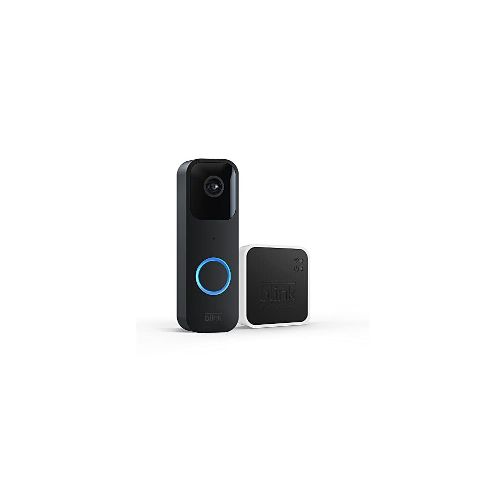 Blink Video Doorbell + Sync Module 2 | Two-way audio, HD video, motion and chime app alerts, easy setup, weather resistant and Alexa enabled â wired