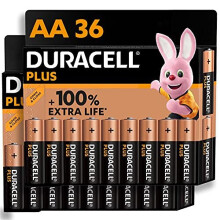 Duracell Plus AA Alkaline Batteries [Pack of 36], 1,5V LR6 MN1500 [Amazon exclusive]
