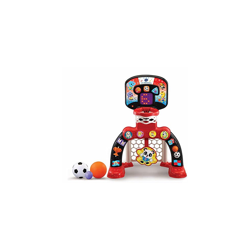 Vtech 3-In-1 Sports Centre, Baby Interactive Toy With Colours And Sounds, Educational Games For Kids, Learning Toys With Role-Play, Suitable For Baby